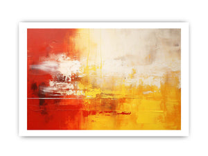 Yellow Red Abstract