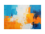 Orange Blue Abstract artwork preview