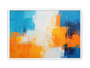 Orange Blue Abstract