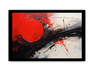 Red Black Abstract