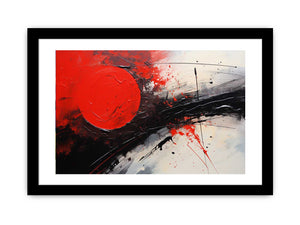 Red Black Abstract