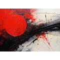 Red Black Abstract