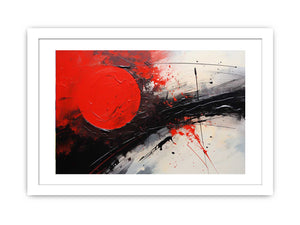 Red Black Abstract