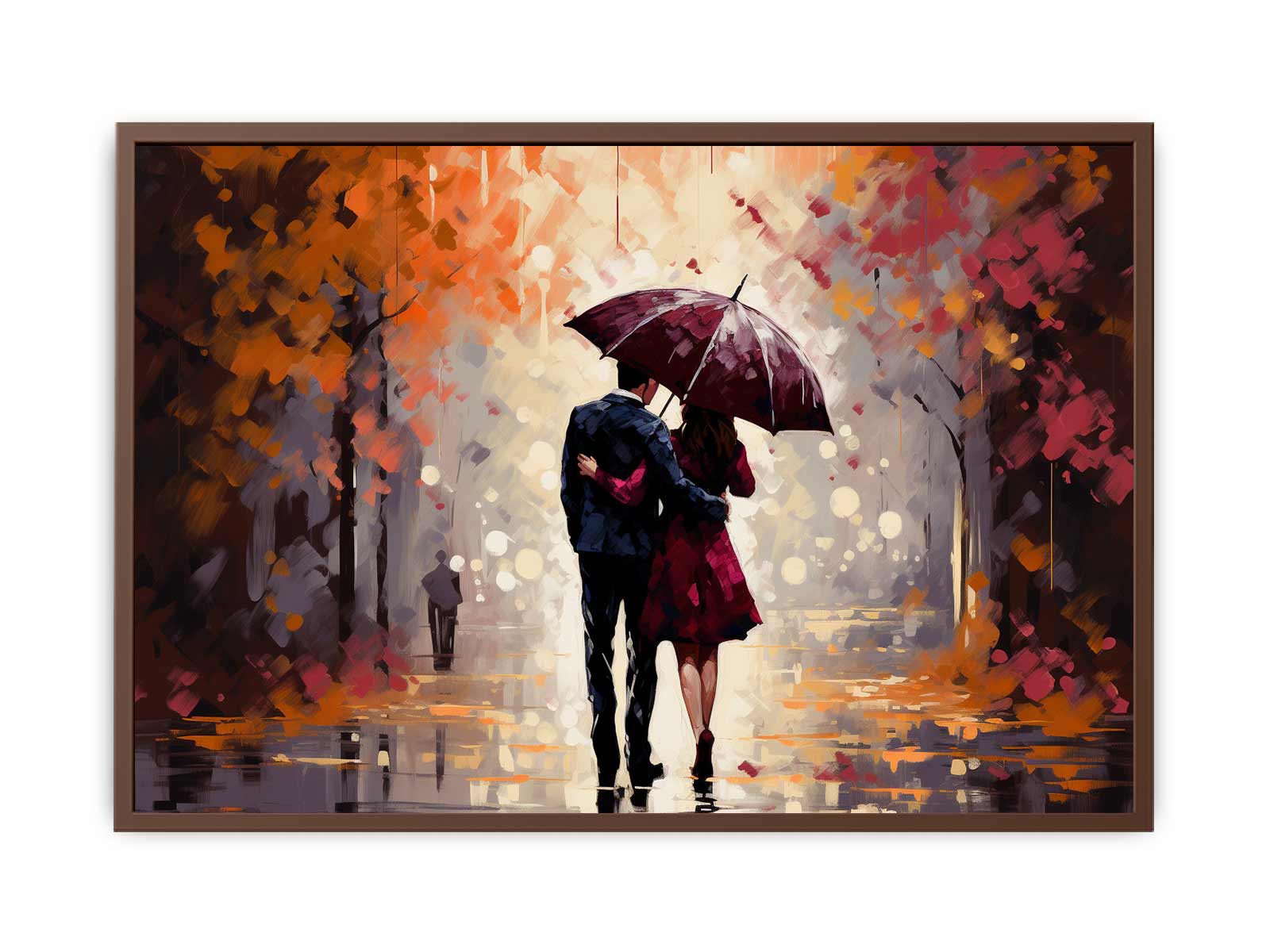 Couple Under Umbrella