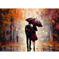 Couple Under Umbrella