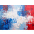 Blue Red  Abstract