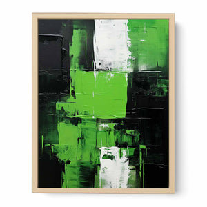 Black Green Abstract