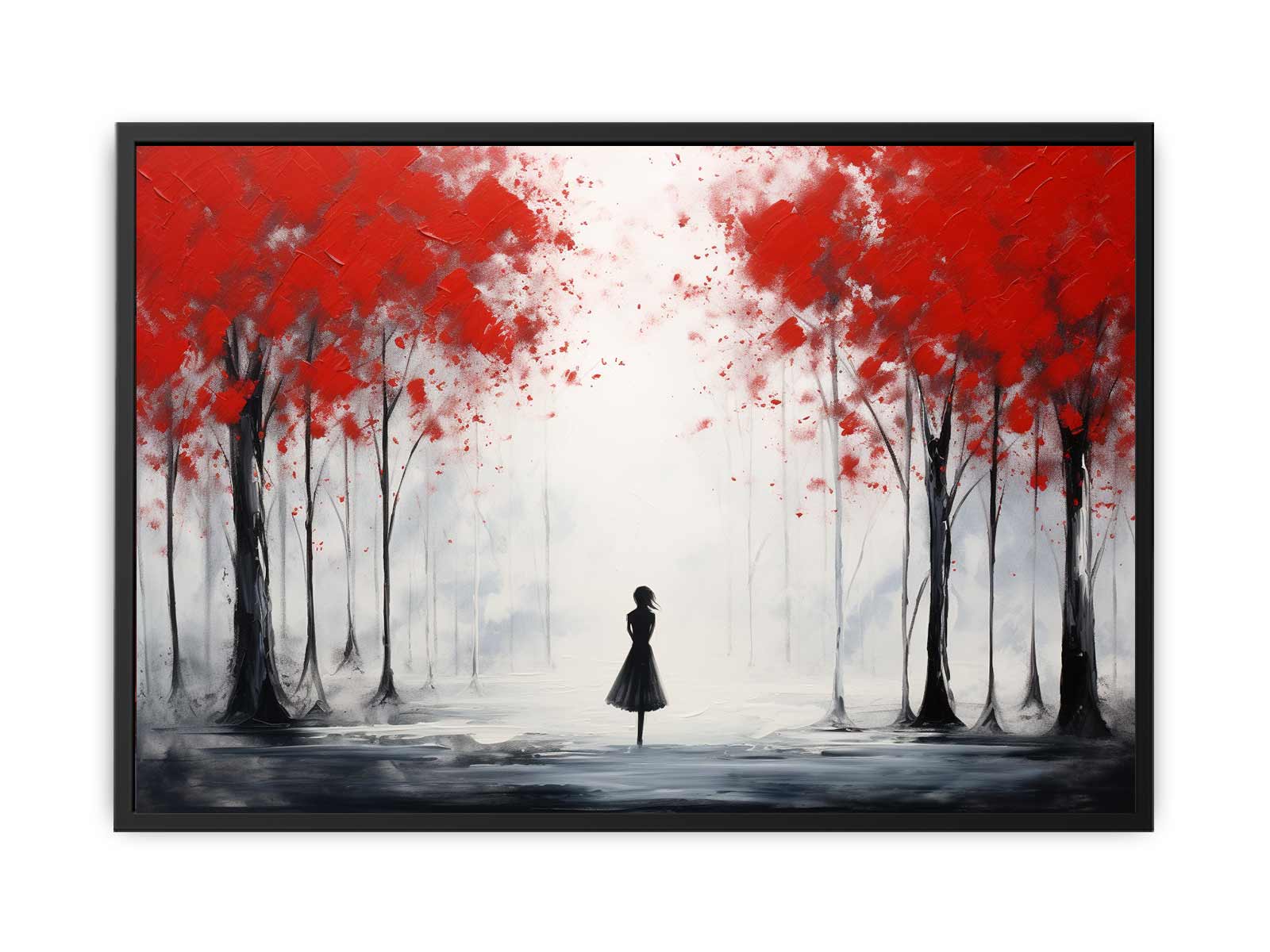 Red Tree Abstract