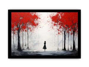 Red Tree Abstract