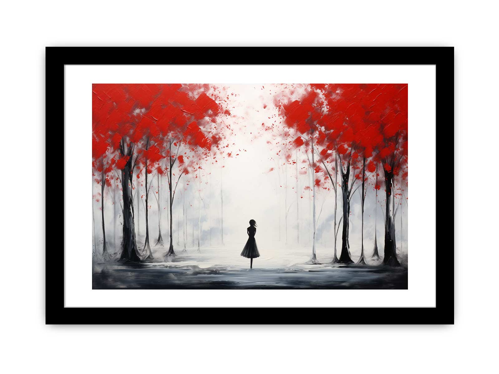 Red Tree Abstract