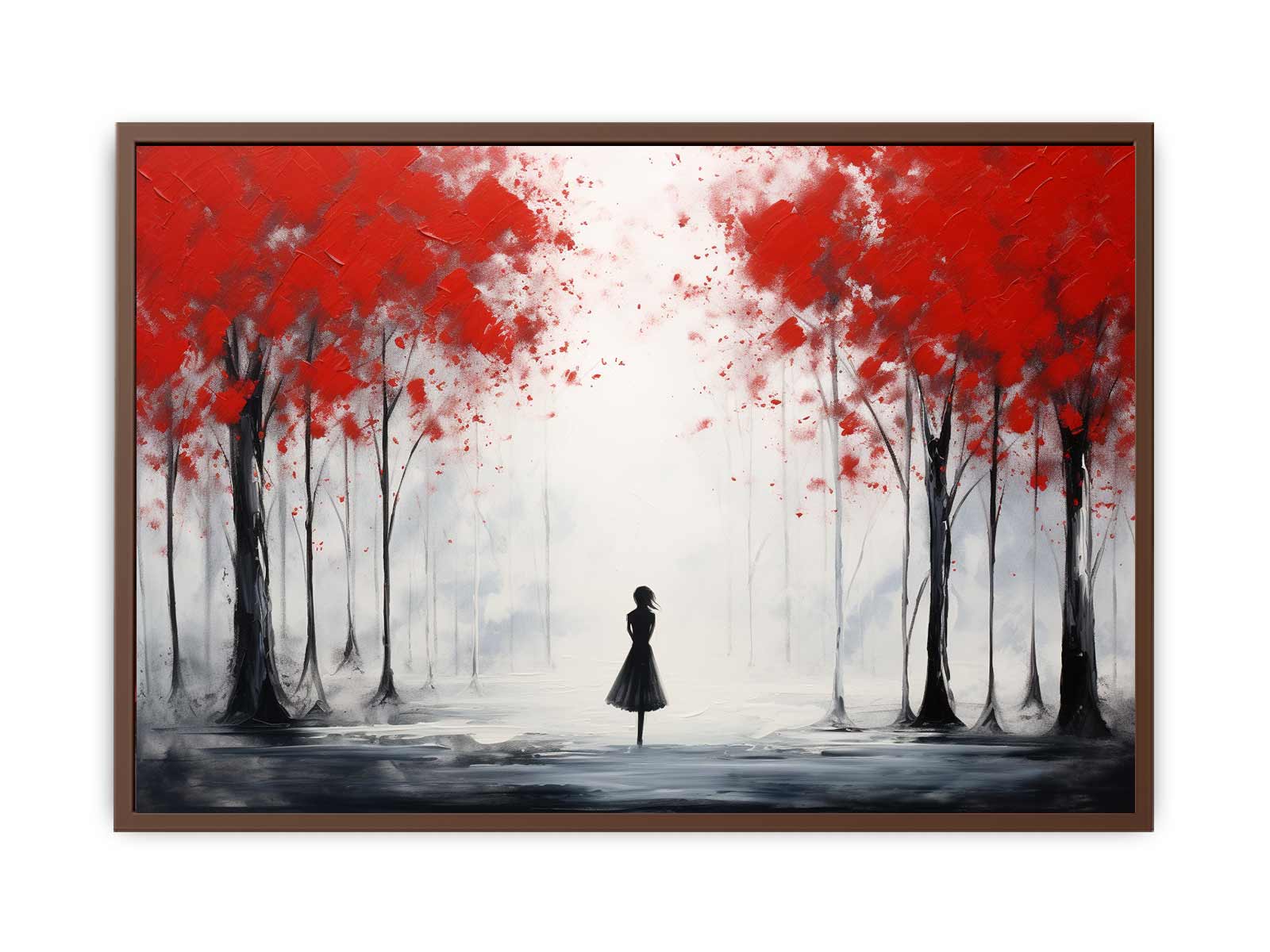 Red Tree Abstract