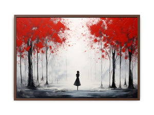 Red Tree Abstract