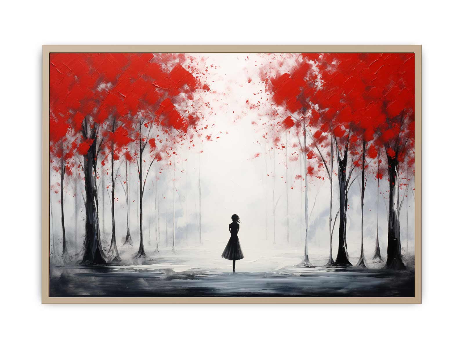 Red Tree Abstract