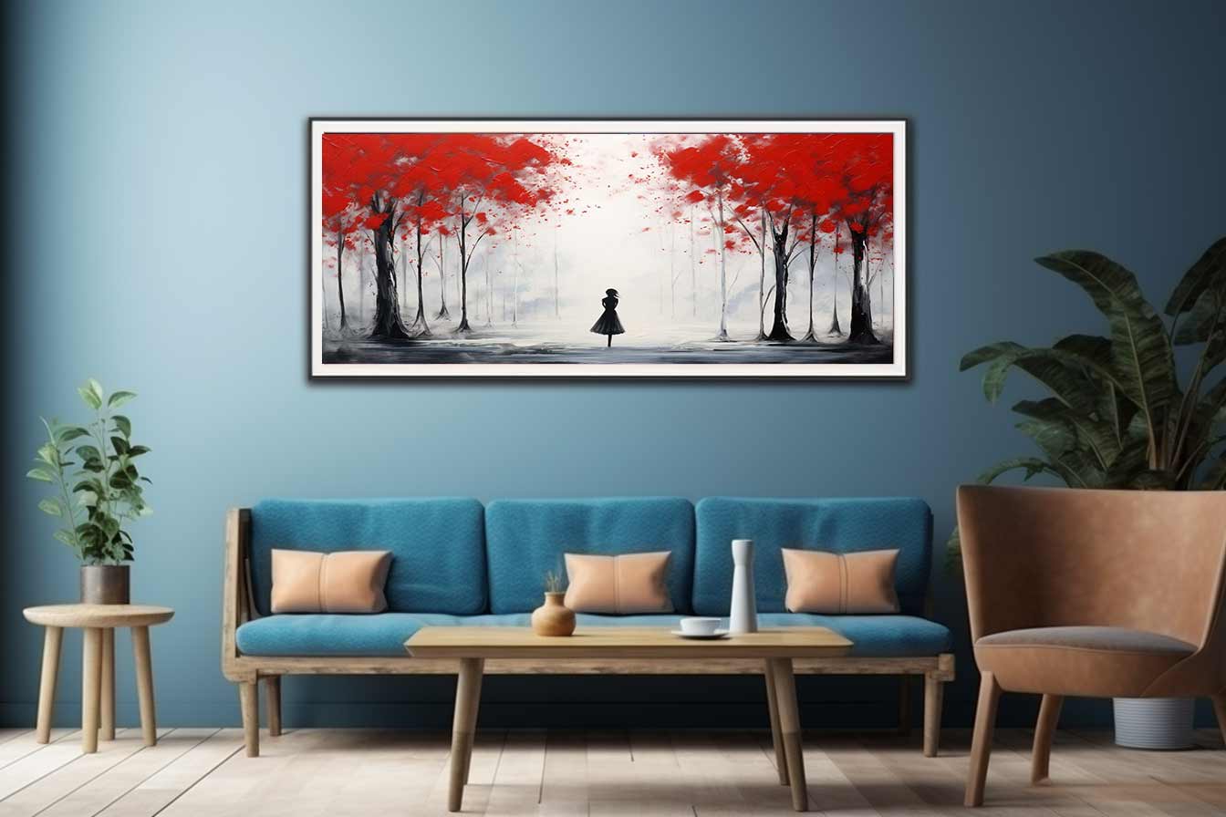 Red Tree Abstract