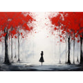Red Tree Abstract