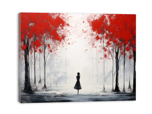 Red Tree Abstract