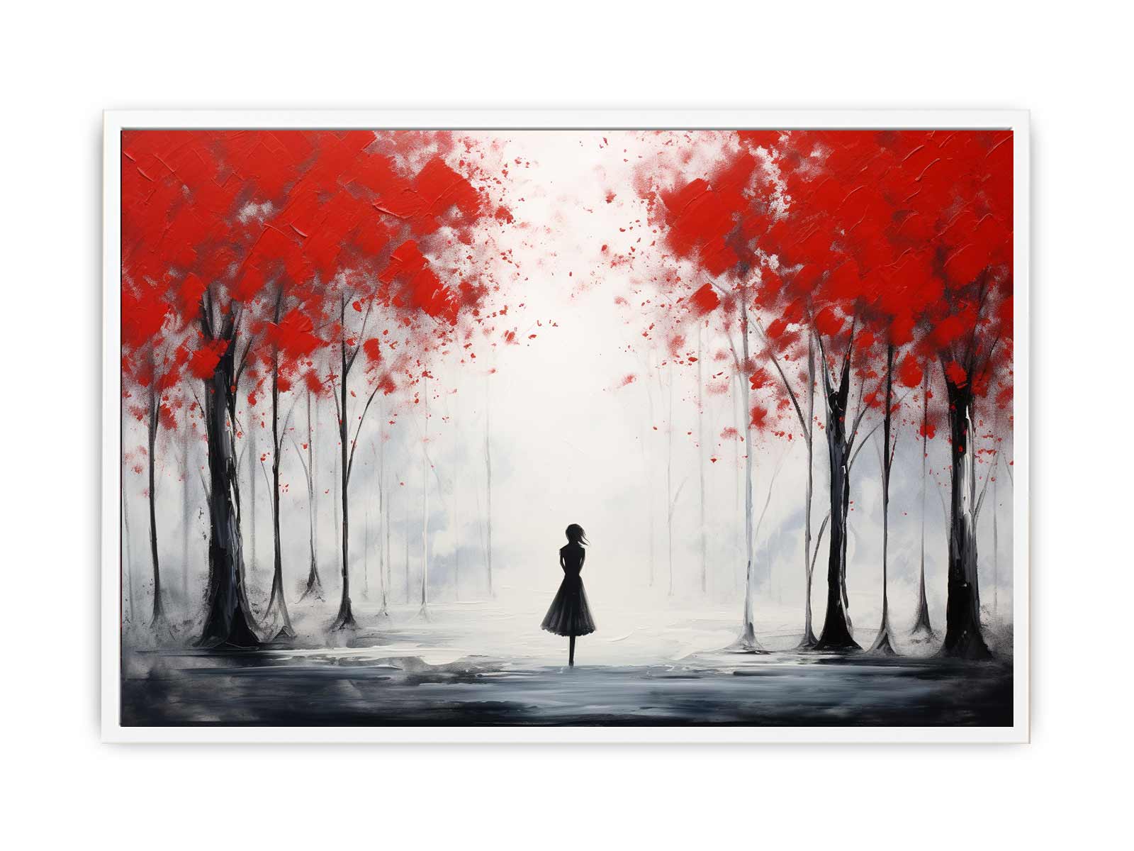 Red Tree Abstract