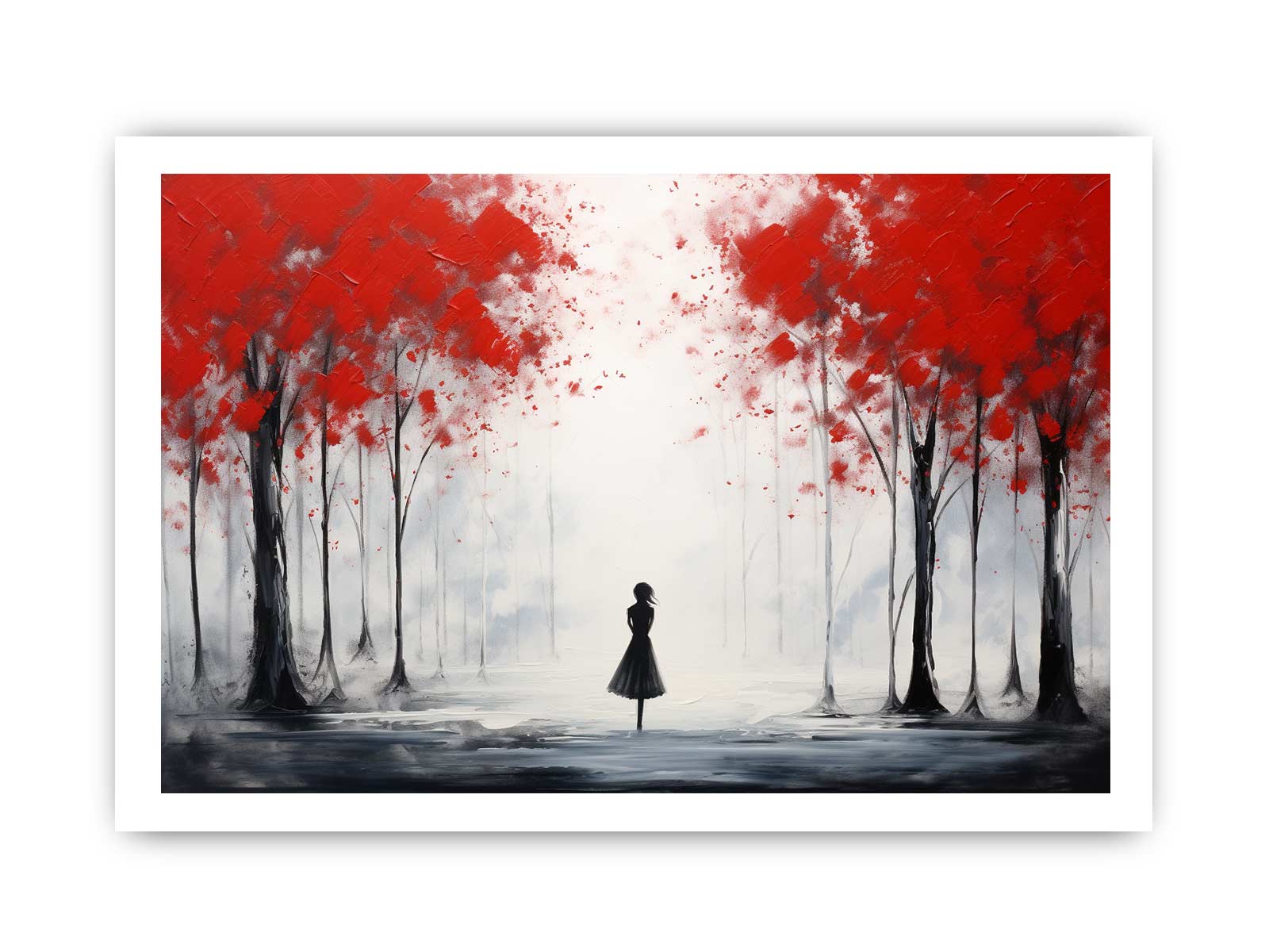 Red Tree Abstract