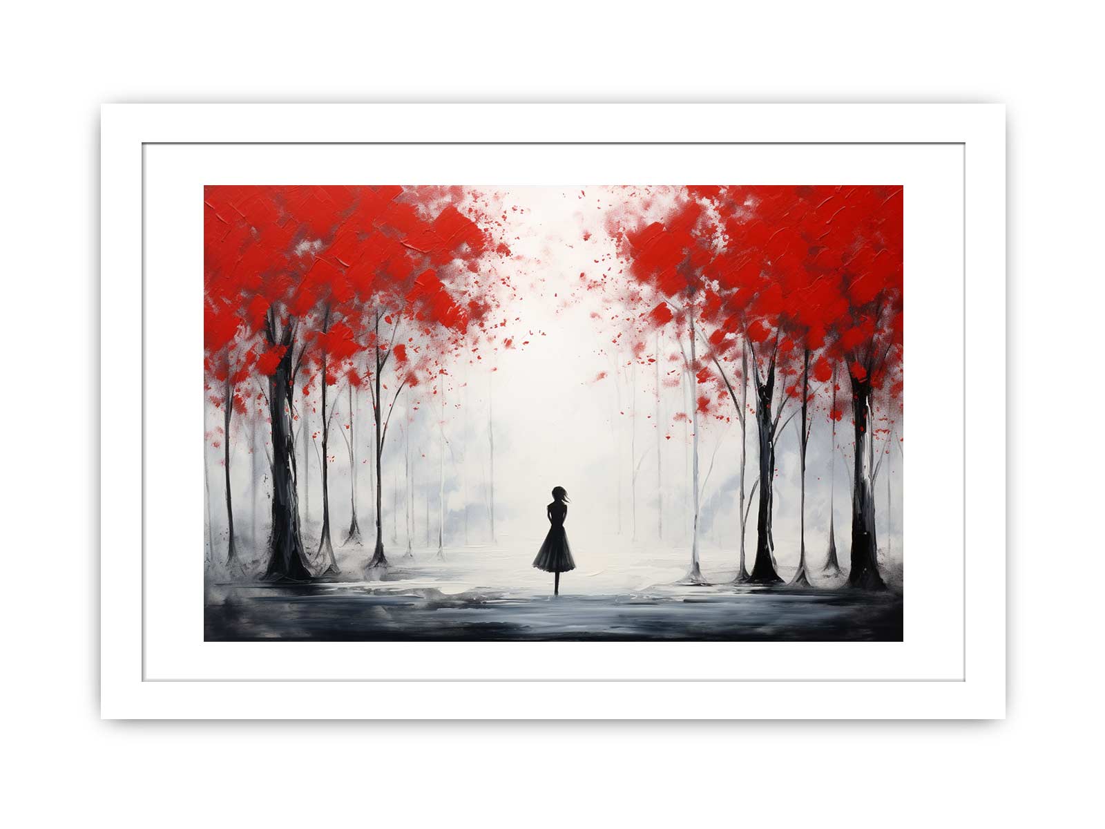 Red Tree Abstract