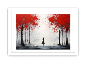 Red Tree Abstract