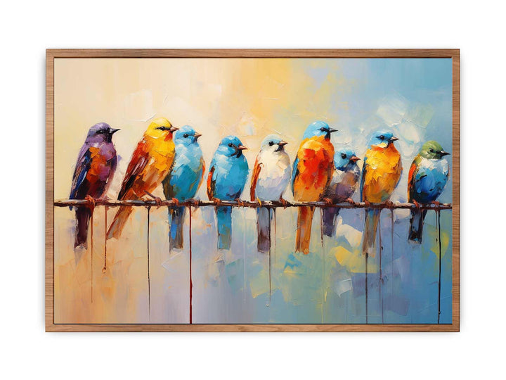 Bird Wire Painting  
