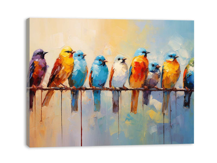 Bird Wire Painting  