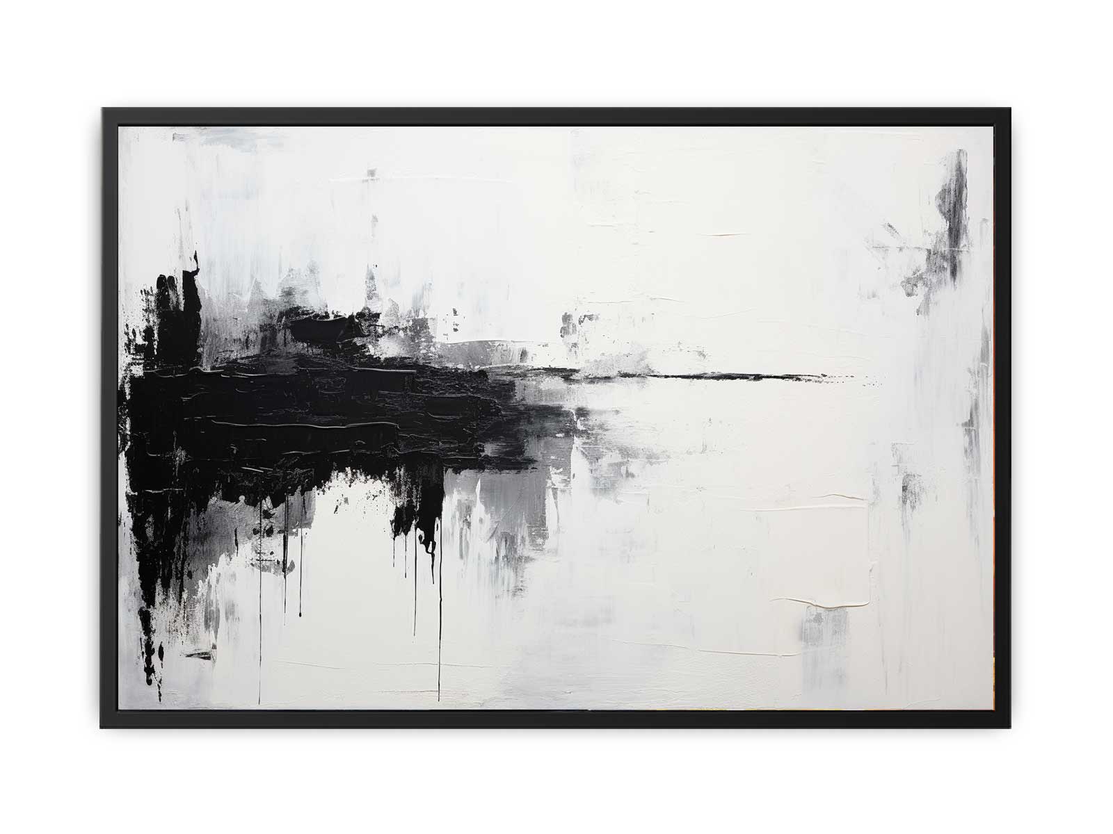 White Black Abstract