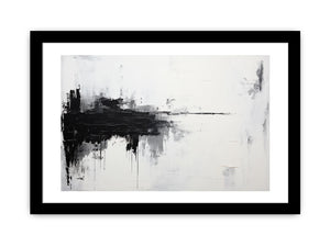 White Black Abstract