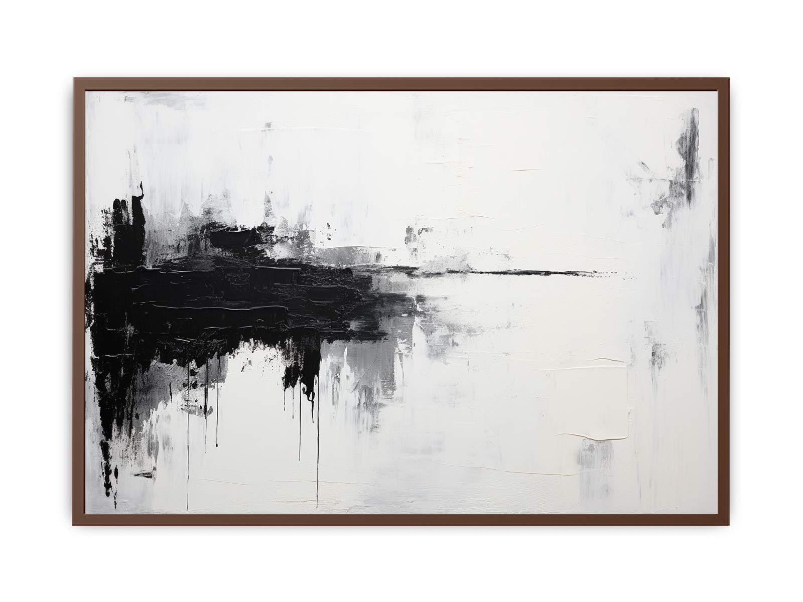 White Black Abstract