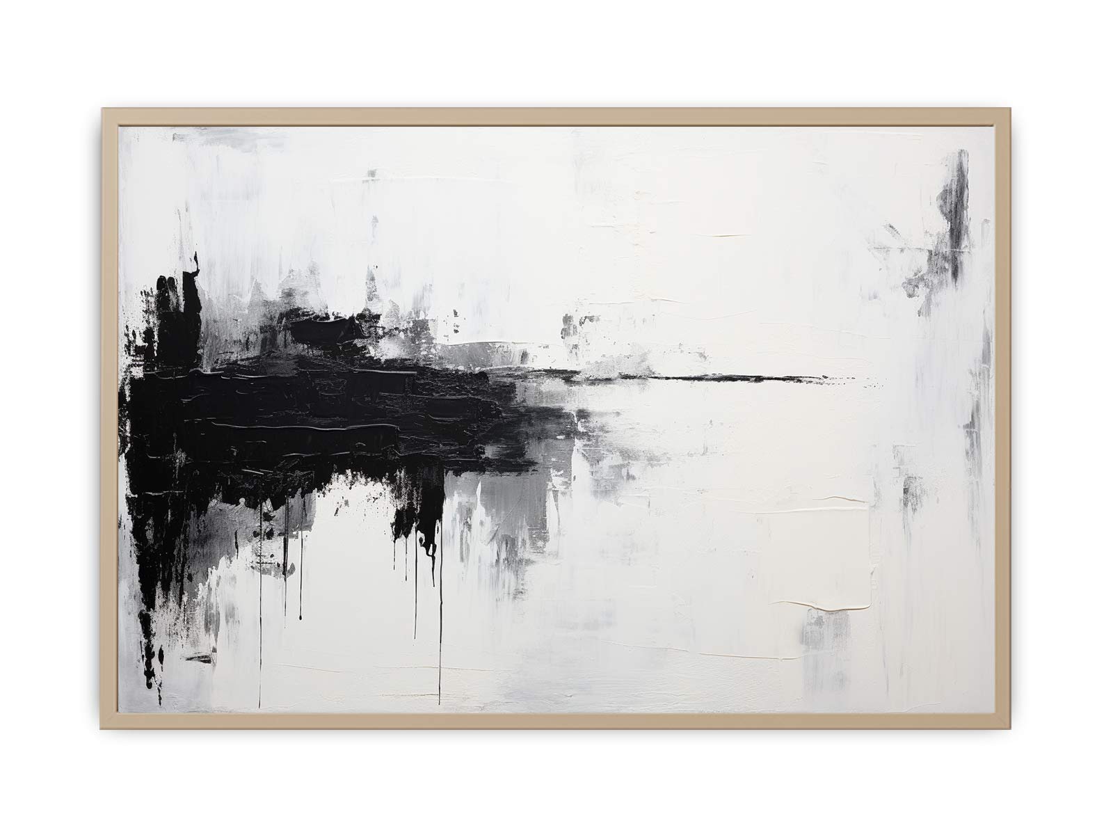 White Black Abstract