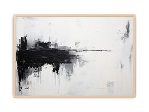 White Black Abstract
