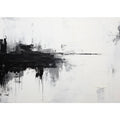 White Black Abstract