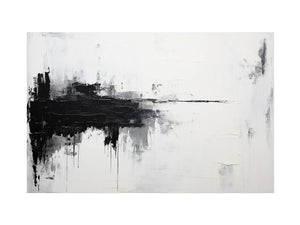 White Black Abstract