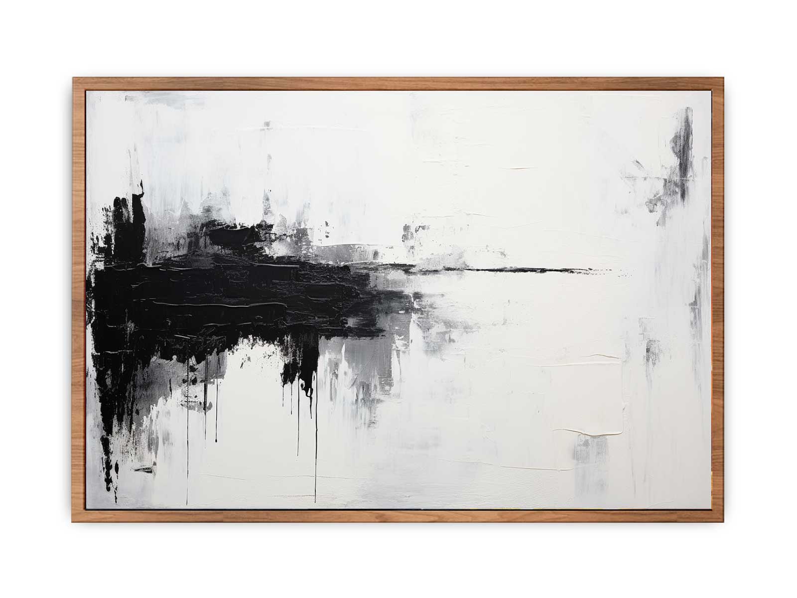 White Black Abstract
