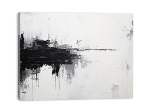 White Black Abstract