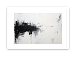 White Black Abstract