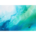 Abstract Knife Art Green Painting
