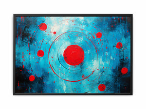 Red Black  Abstract  Circles