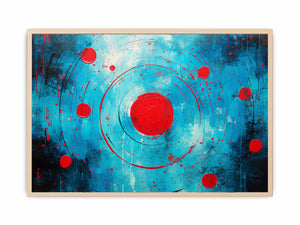 Red Black  Abstract  Circles