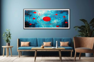 Red Black  Abstract  Circles