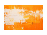 Orange White Abstract artwork preview