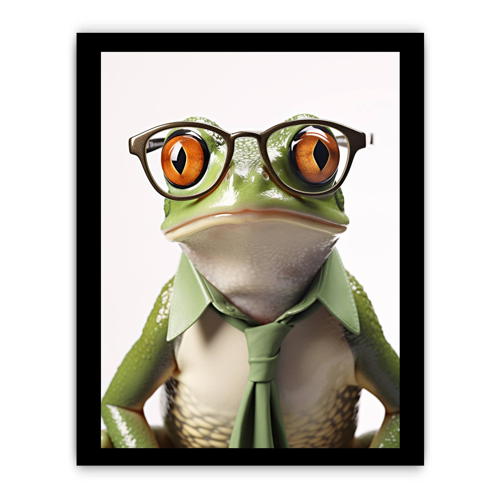 Frog with Galsses
