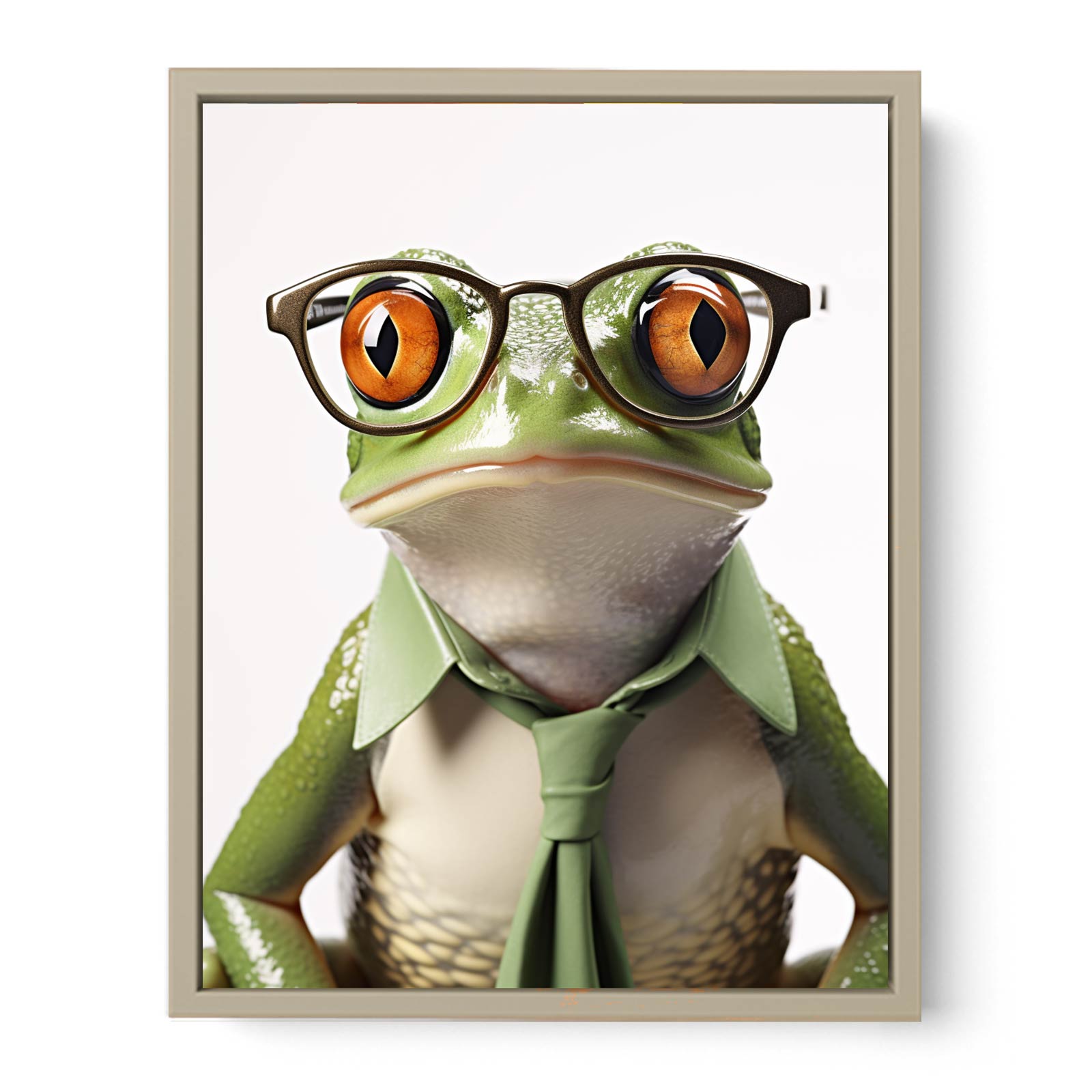 Frog with Galsses