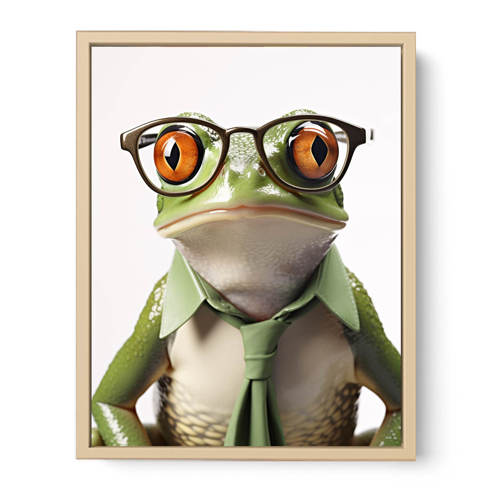 Frog with Galsses