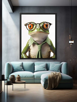 Frog with Galsses