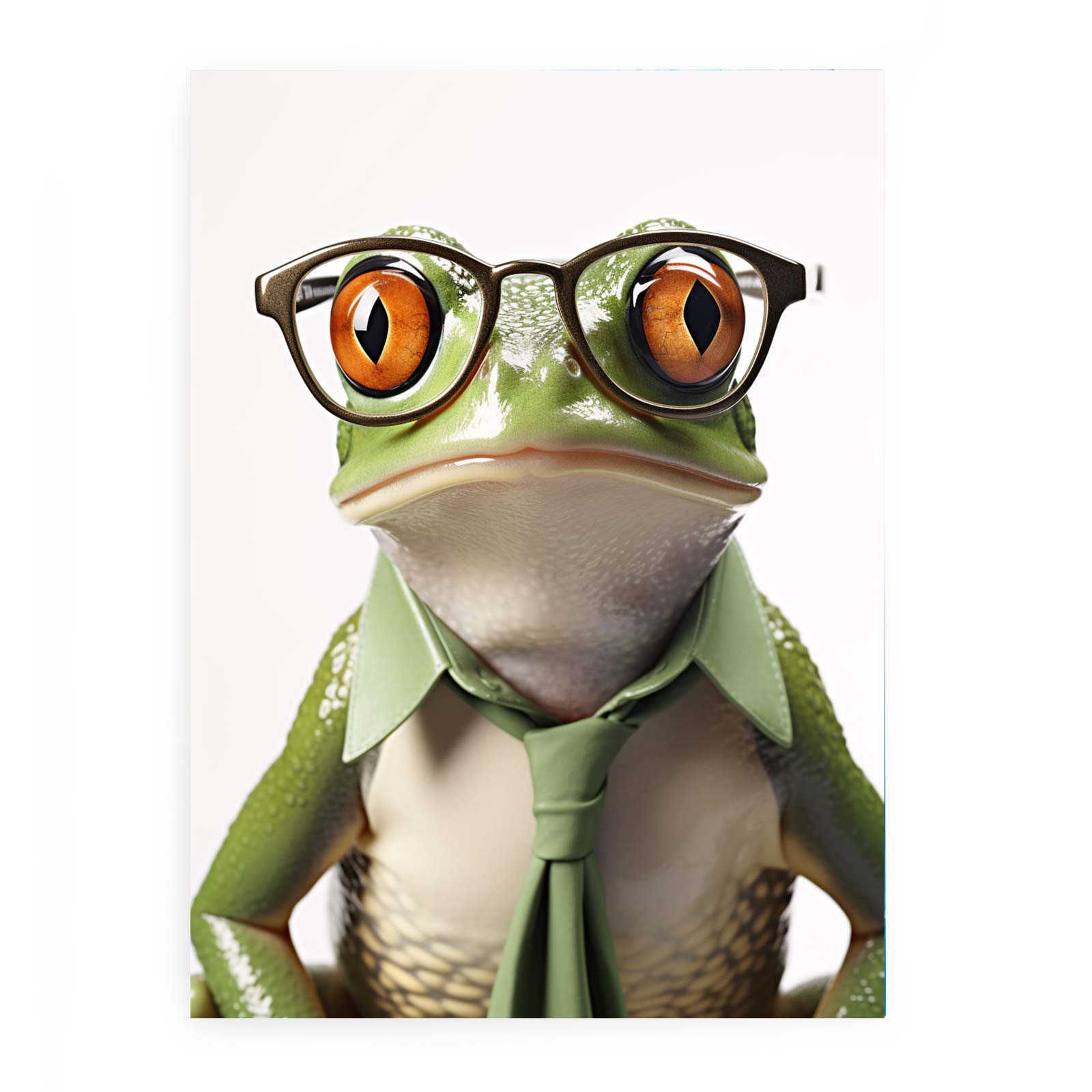 Frog with Galsses