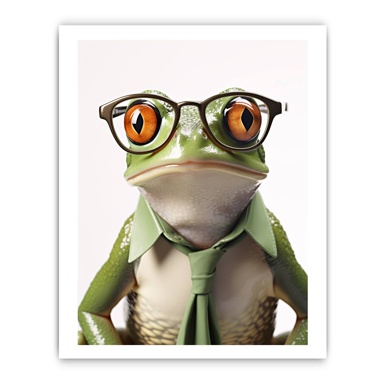Frog with Galsses
