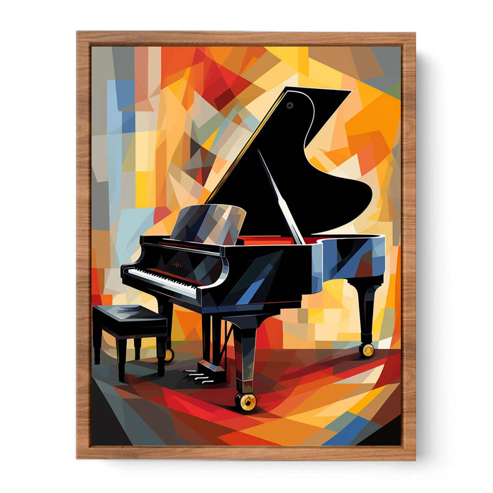 Piano Modern Art Painting