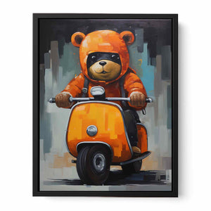 Bear on Scooter
