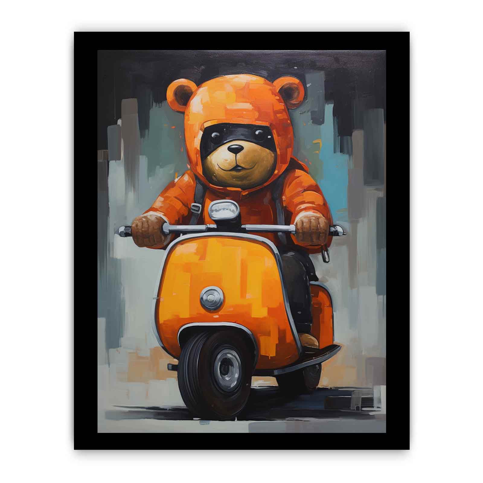Bear on Scooter